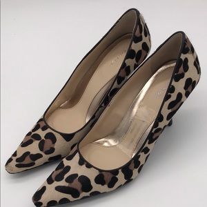 CALVIN Klein Women’s Dolly Leopard Pony, Size 7